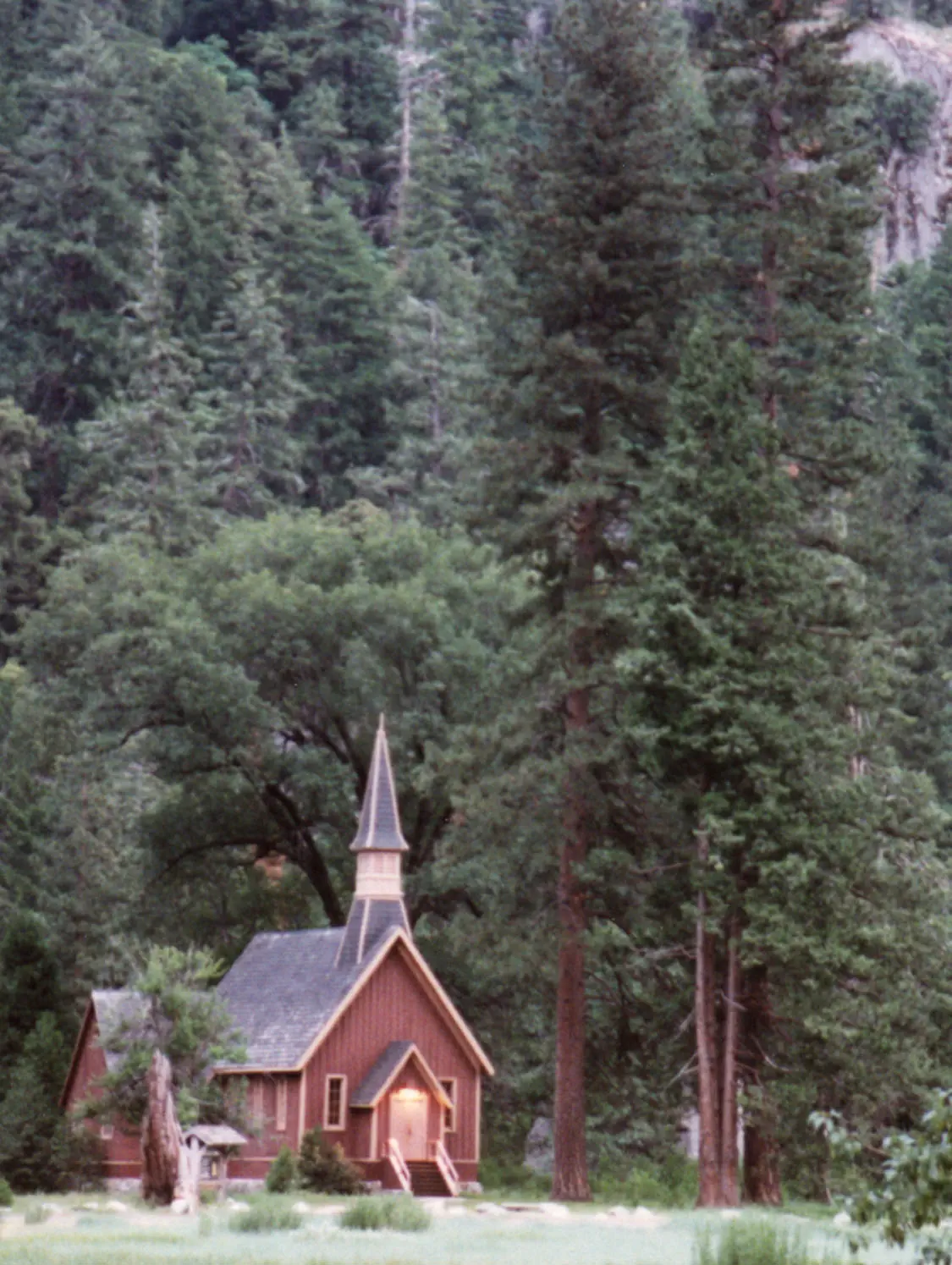 Yosemite National Park Chapel in Summer