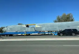 B-52 Bomber Moved Through Town 20220106 04