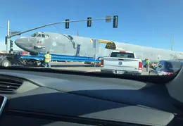 B-52 Bomber Moved Through Town 20220106 08