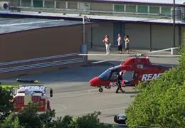 LifeFlight Helicopter At Loma Vista School May 2012 05