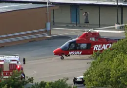 LifeFlight Helicopter At Loma Vista School May 2012 11