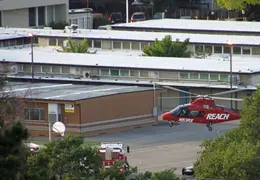 LifeFlight Helicopter At Loma Vista School May 2012 13