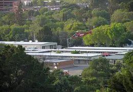 LifeFlight Helicopter At Loma Vista School May 2012 16