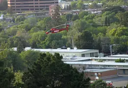 LifeFlight Helicopter At Loma Vista School May 2012 17