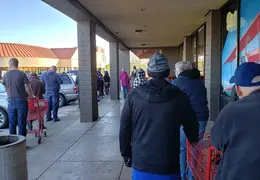 COVID-19 Line Outside Trader Joes 20200326 04