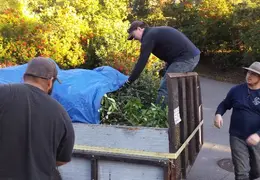 Community Work Project Bush Trimming Fall 2016 03