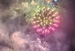 Fireworks at the FH Fountain 20240704 04