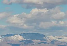 Four Peaks w Clouds n Snow 20250308 16