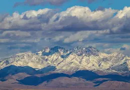 Four Peaks w Clouds n Snow 20250308 18