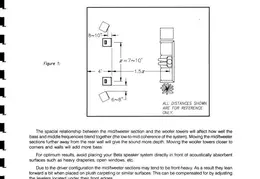 Cheryls Infinity Stereo System Speaker Placement