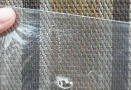 Hole in plastic