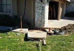 Repairing Concrete Walkway 20200225 01
