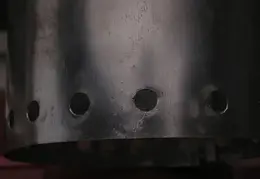 Alcohol Stove Windshield Holes