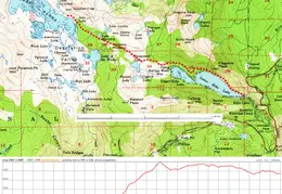 Desolation Wilderness Lake Aloha Backpacking Map