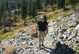 Desolation Wilderness Lake Aloha Backpacking October 2015 041