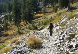 Desolation Wilderness Lake Aloha Backpacking October 2015 042