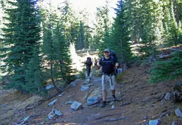 Desolation Wilderness Lake Aloha Backpacking October 2015 046
