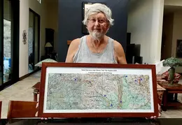 Hst Map Framed