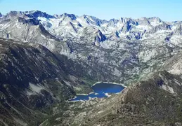 Lake Sabrina and the Sierra Crest