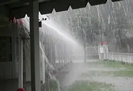 Heavy Rain Pic Taken From Rest House
