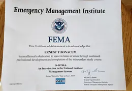CERT FEMA Classes IS-00700 b