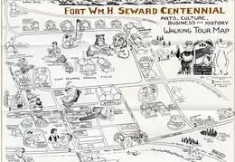 Fort Wm H Seward Map