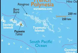 Tahiti 2007 0 002 French Polynesia Map
