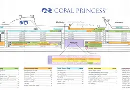 Coral Princess Map