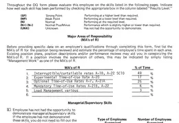 PGandE ETB Description of Qualifications 1983 10