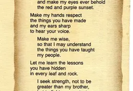 An Indian Prayer
