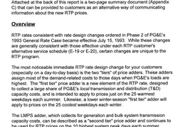 PGandE Representative RTP August 1993 03