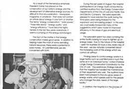 Lodi Memorial Hospital Energy Conservation 1979 02