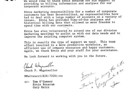 Peninsula Division Thank You 1989 03