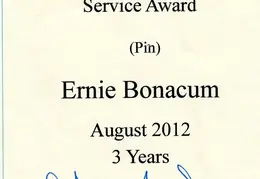 CPD 3 year Service Award 2012 01