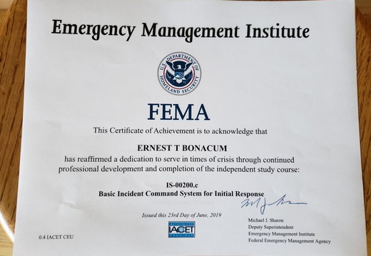 CERT_FEMA_Classes_2019